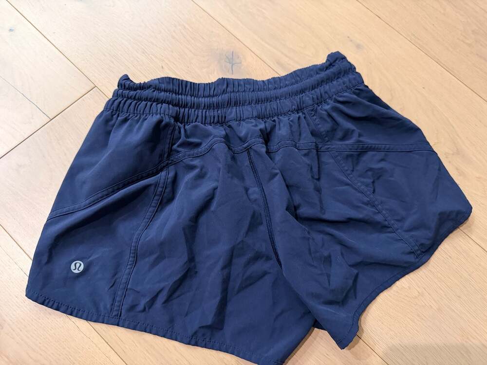 Lot of 3 Lululemon Run Bright As Night Running Shorts with Zip Pocket - Picture 3 of 9
